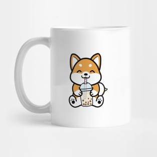 Shiba Loves Bubble Tea! Mug